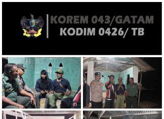 Jelang Idul Fitri, Jajaran Kodim 0426 Tulang Bawang Rajin Patroli Malam