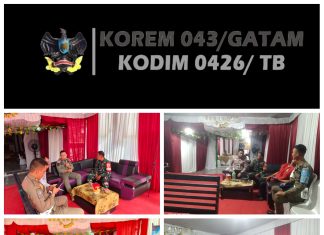 Pantau Arus Balik Mudik 2024, Koramil 426-04/BA Siagakan Personel di Posko Pengamanan