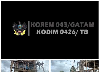 Hati-Hati Dalam Bekerja Itulah Yang Disampaikan Babinsa 426-05/PA Saat Komsos Kepada Pekerja Bangunan