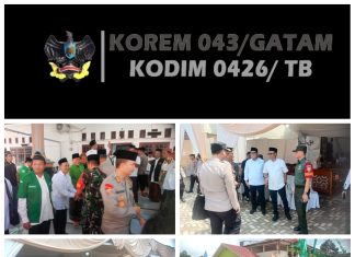 Letkol Kav Delvy Marico, S.E, M.IP (Dandim 0426/TB) Hadiri Acara Pengajian Akbar dalam Rangka Halal Bi Halal Keluarga Besar NU Lampung dan Haflah Akhirussanah Ponpes Darul Ishlah Tulang Bawang