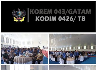 Dandim 0426 Tulang Bawang Hadiri Pisah Kenang PJ Bupati Mesuji Sulpakar