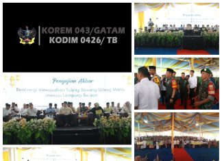 Dandim 0426 Hadiri Tabligh Akbar Bersama Gubernur