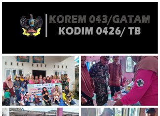 Babinsa Koramil 426-03/ Rawajitu Intervensi Serentak Pencegah Stunting Optimalkan Posyandu