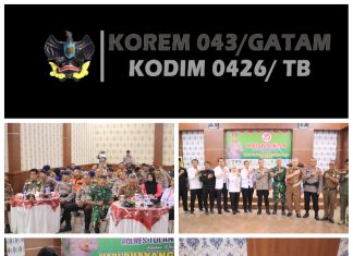 HUT Bhayangkara, Ke-78 Pabung Kodim 0426 Tulang Bawang Turut Serta Dalam Kegiatan Donor Darah