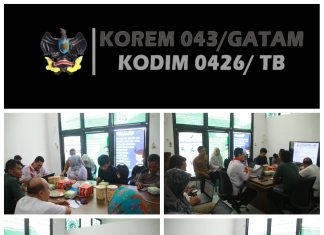 Pasi Pers Kodim 0426/TB Mewakili Komandan Kodim Menghadiri Rapat Koordinasi Peransaka TA. 2024