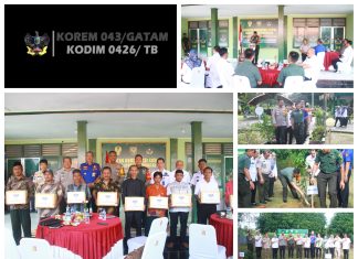 Kodim 0426/TB Gelar Kegiatan Komunikasi Sosial dengan Aparat Pemerintah Bahas Antisipasi Dampak Perubahan Iklim