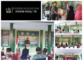 Kodim 0426 Tulang Bawang Gelar Komunikasi Sosial Dengan Keluarga Besar TNI