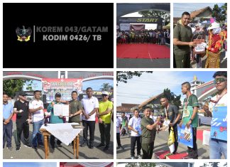 Dandim 0426 Tulang Bawang Meriahkan Car Free Day Fun Run 5K