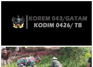Serda Panji Mengajak Warga Bergotong Royong Bersama Warga