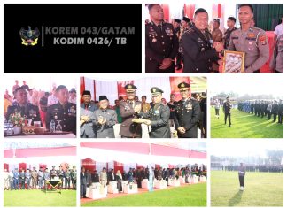 Dandim 0426/TB Hadiri Upacara Dan Syukuran HUT Bhayangkara Ke-78 TA. 2024