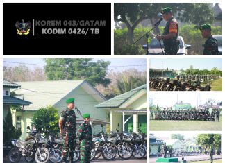 Dandim 0426 Tulang Bawang Pimpin Apel Gelar Pasukan Persiapan Pengamanan Pilkada 2024