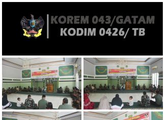 Kodim 0426 Tulang Bawang Gelar Doa Bersama Menyambut HUT Kemerdekaan Republik Indonesia Ke-79