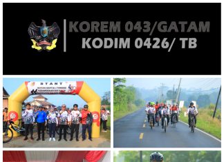 Dandim 0426/Tuba Hadiri Fun Bike Kebangsaan dalam Rangka HUT ke-79 RI