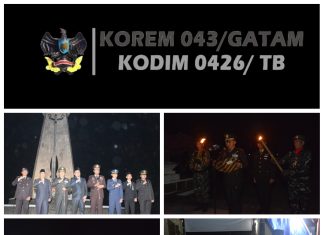 HUT RI Ke-79, Dandim 0426 TB, Pimpin Langsung Apel Kehormatan Dan Renungan Suci Di TMP Tiouh Tohou