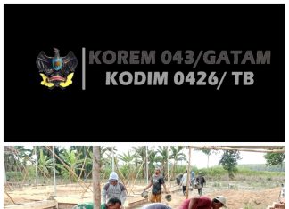 Babinsa Koramil 426-04/BA, Koptu Sudarmono Melaksanakan Gotong Royong Bersama engan Masyarakat