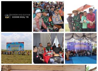 Dandim 0426 Tulang Bawang Dampingi PJ Gubernur Kunjungi Mesuji