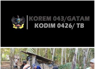 Tingkatkan Kemanunggalan TNI-Rakyat, Babinsa Bersama Warga lakukan Gotong Royong