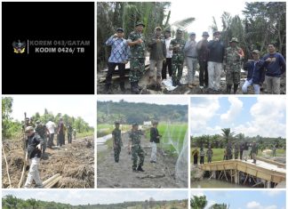 Kodim 0426 Tulang Bawang Dampingi Kementan RI Tinjau Oplah