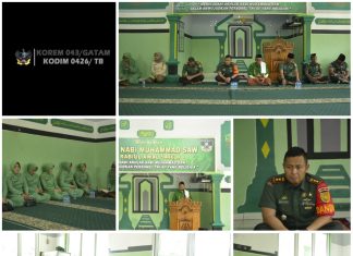 Kodim 0426/TB, Menggelar Peringatan Maulid Nabi Muhammad SAW 1446 H/2024 M