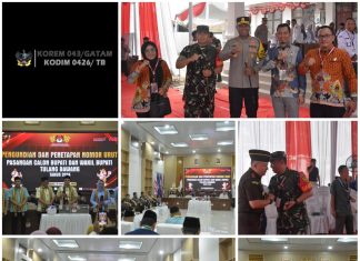 Kodim 0426 Tulang Bawang Siap Sukseskan Pemilu Tuba dan Mesuji