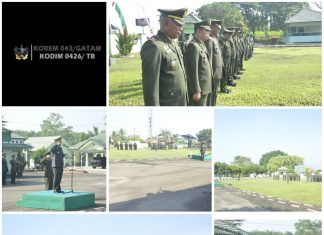 Komandan Kodim 0426 TB Letkol Kav Delvy Marico, S.E., M.I.P, Menjadi Irup Upacara Peringatan Hari Kesaktian Pancasila 1 Oktober 2024