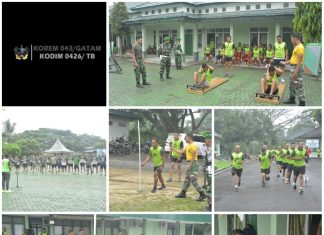 Tes Kesemaptaan Jasmani Periodik II Tahun 2024 Kodim 0426/TB dan Persiapan UKP 01-04-2025 Berlangsung Tertib