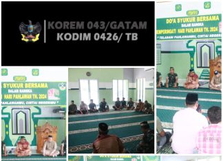 Kodim 0426/TB, Gelar Do’a Bersama Dalam Rangka Memperingati Hari Pahlawan Tahun 2024