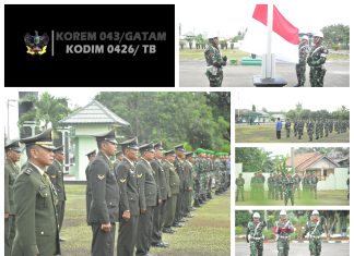 Danramil 426-03 Rawa Jitu Pimpin Upacara Peringatan Hari Pahlawan Ke -79 Tahun 2024