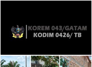 Kebersamaan Babinsa, Gotong Royong Bantu Bangun Rumah Warga Binaan