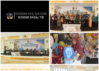 Dandim 0426 TB Hadiri Acara Makan Bergizi, Percepatan Penurunan Prevelensi TA. 2024