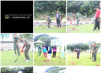 Tim Wood Ball Kodim 0426 TB, Persiapkan Diri Untuk Memperebut Piala Gubernur Lampung