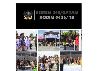Dandim 0426 TB, Menghadiri Upacara Hari Jadi Kabupaten Mesuji Ke- 16 TA. 2024
