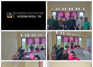 Pantau Demokrasi Berjalan Baik, Jajaran Kodim 0426 Ikuti Rapat Pleno Rekapitulasi Di Tuba