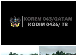 Semangat Gotong Royong Babinsa 426-05/PA, Dan Warga Bersihkan Jalan