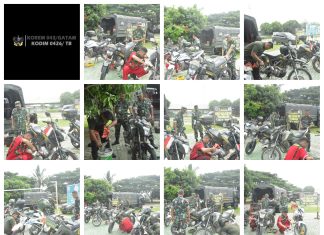 Tim Asnik Denpal ll/3 Bandar Lampung Terjun Langsung Ke Kodim 0426 TB, Cek Randis