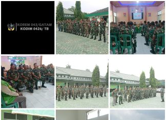 Laksanakan P4GN Semester II TA. 2024, Kodim 0426/TB, Lakukan Tes Urine Kepada Anggota