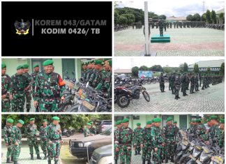 Kodim 0426 TB Laksanakan Gelar Pasukan Jelang Pengamanan Nataru