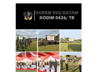 Pabung Kodim 0426 TB, Hadiri Apel Gelar Pasukan Operasi Lilin 2024