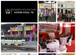 Dandim 0426 TB Bersama Forkopimda Cek Sejumlah Gereja Dan Pos Nataru