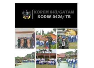 Dandim 0426 TB, Jadi Pembina Upacara Di SMA Negeri 01 Menggala