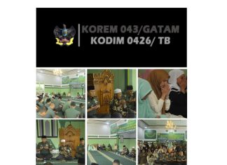 Kodim 0426 TB, Gelar Peringatan Isra Mi’raj Nabi Muhammad SAW 1446 H TA 2025
