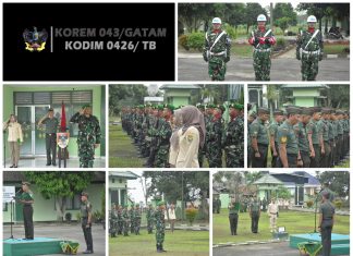 Bacakan Amanat KASAD, Kodim 0426/Tulang Bawang, Gelar Upacara 17-an Bulan Februari 2025
