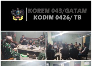 Penuh Kekompakan, Koramil 426-03 Rawajitu Gelar Buka Bersama