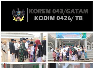 Dandim 0426/TB, Safari Ramadhan Bersama Forkopimda Tulang Bawang Untuk Meningkatkan Ukuwah Islamiyah