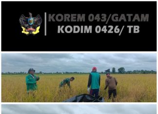 Babinsa Koramil 426-05 PA Motivasi Kelompok Petani Untuk Meningkatkan Ketahanan Pangan