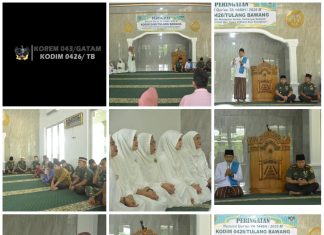 Kodim 0426/TB, Menggelar Peringatan Nuzulul Qur’an 1446 Hijriah