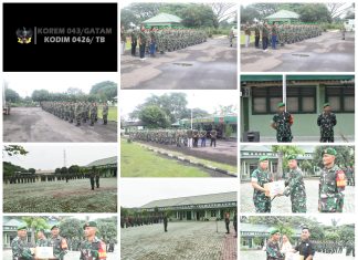 Berkah Idul Fitri 1446 H, Dandim 0426/TB, Bagikan Bingkisan Kepada Anggota Dan PNS