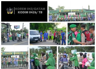 Sinergi Bersama, TNI-Polri Berbagi Takjil Untuk Masyarakat Di Penghujung Ramadhan