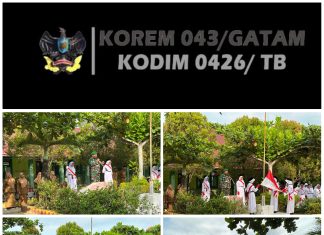 Babinsa 426-04/BA Menjadi Pembina Upacara Bendera Di SDN 01 Sumber Makmur