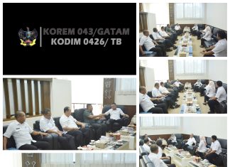 Dandim 0426 TB, Terima Kunjungan Staf Ahli Kementan Di Kabupaten Tuba